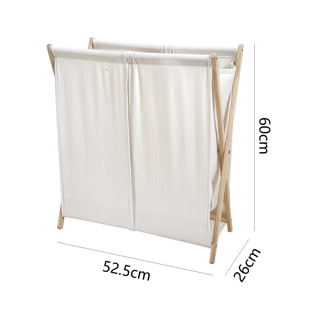Modern Laundry Basket with Folding Frame | Kelmera