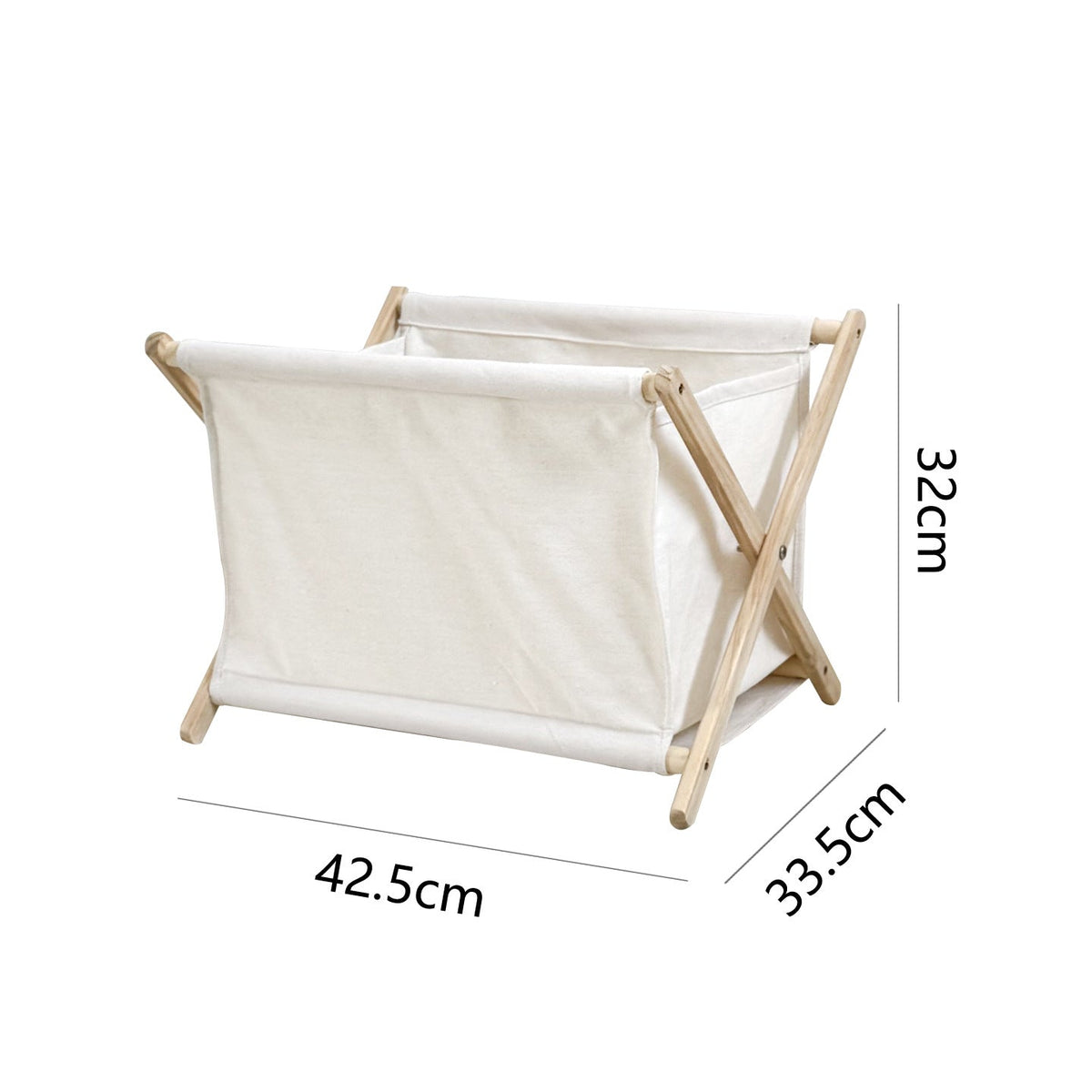 Modern Laundry Basket with Folding Frame | Kelmera