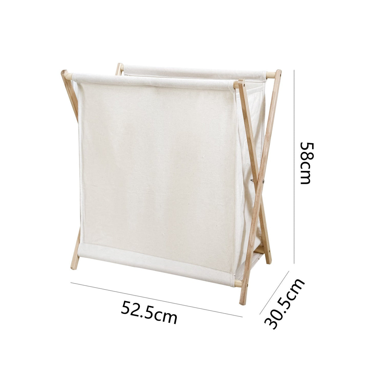 Modern Laundry Basket with Folding Frame | Kelmera