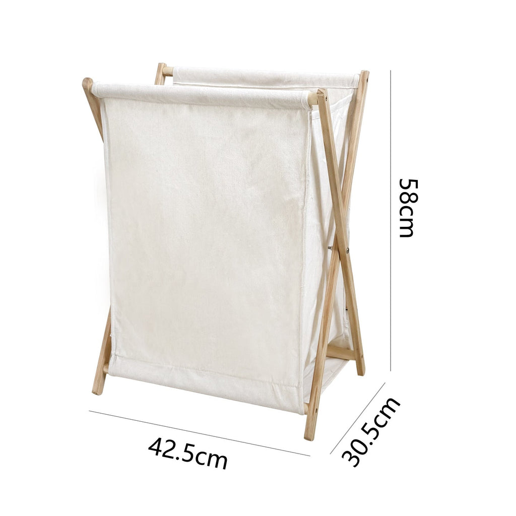 Modern Laundry Basket with Folding Frame | Kelmera