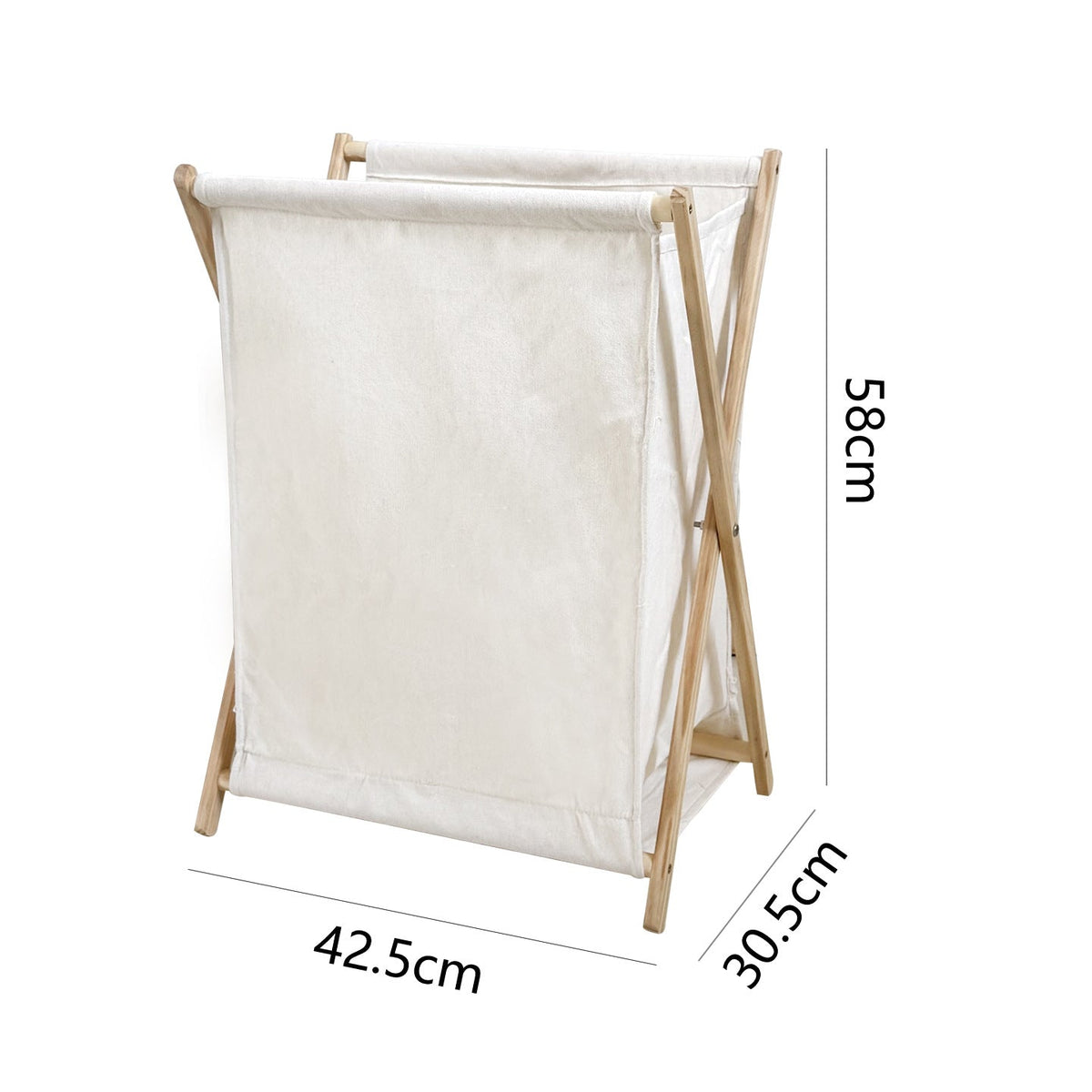 Modern Laundry Basket with Folding Frame | Kelmera