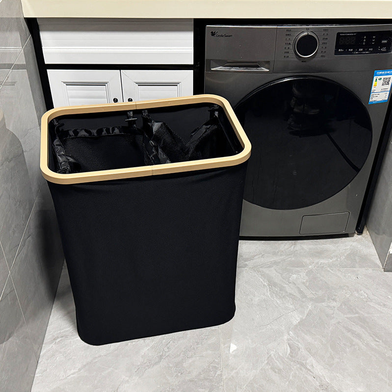 Modern Laundry Basket with Removable Lid and Carrying Handles | Kelmera