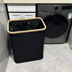Modern Laundry Basket with Removable Lid and Carrying Handles | Kelmera