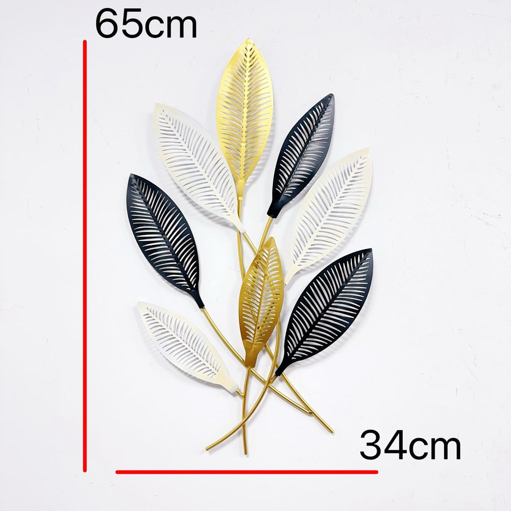 Modern Leaf Metal Wall Art | Kelmera