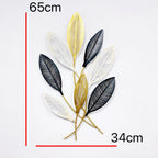 Modern Leaf Metal Wall Art | Kelmera