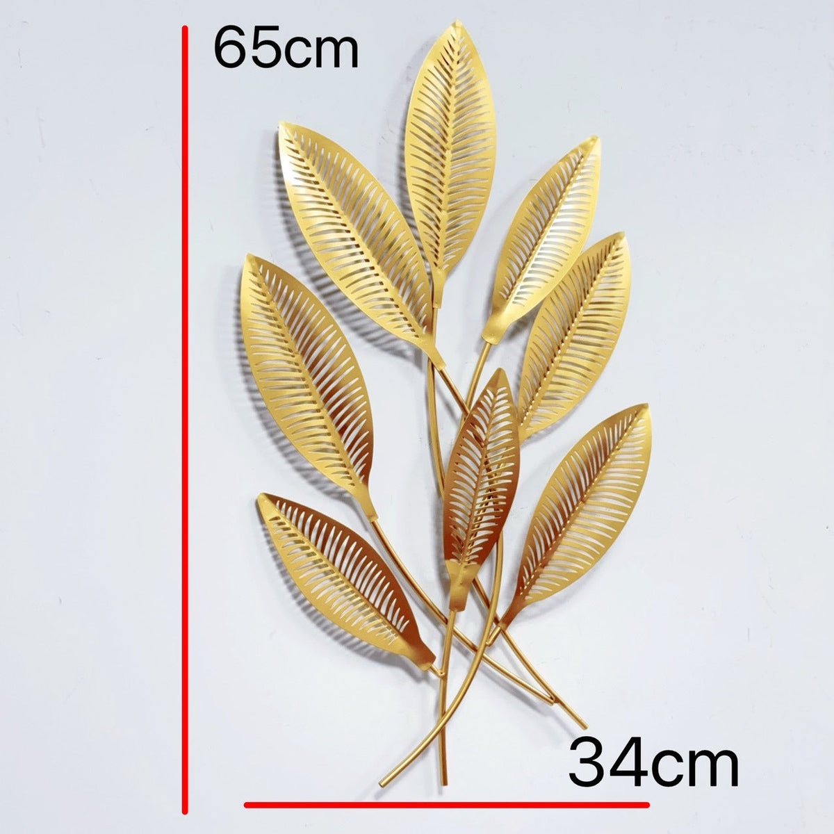 Modern Leaf Metal Wall Art | Kelmera