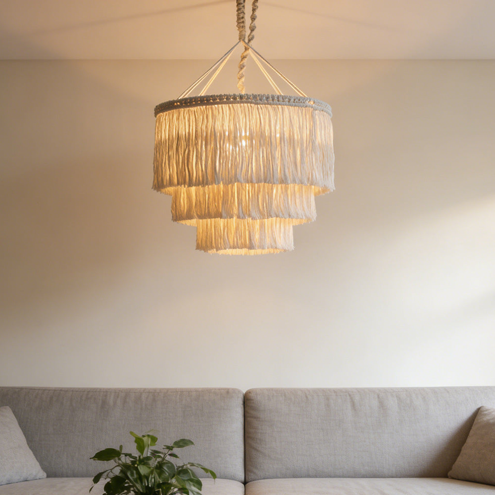 Modern Macrame Pendant Lamp | Kelmera