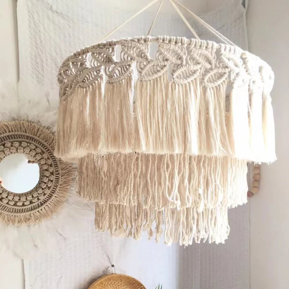 Modern Macrame Pendant Lamp | Kelmera