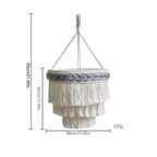 Modern Macrame Pendant Lamp | Kelmera