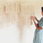 Modern Macrame Pendant Lamp | Kelmera
