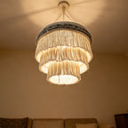 Modern Macrame Pendant Lamp | Kelmera