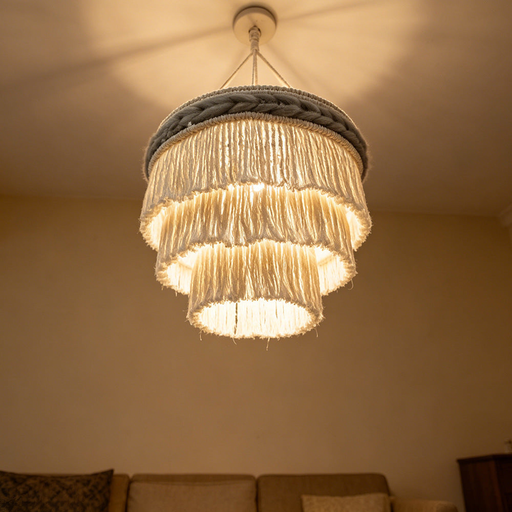 Modern Macrame Pendant Lamp | Kelmera