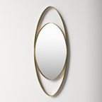 Modern Oval Decorative Wall Mirror | Kelmera
