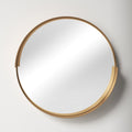 Modern Round Wall Mirror with Elegant Frame | Kelmera