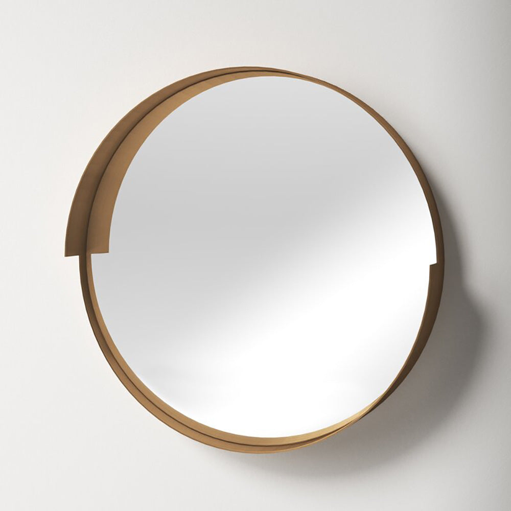 Modern Round Wall Mirror with Elegant Frame | Kelmera