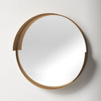 Modern Round Wall Mirror with Elegant Frame | Kelmera