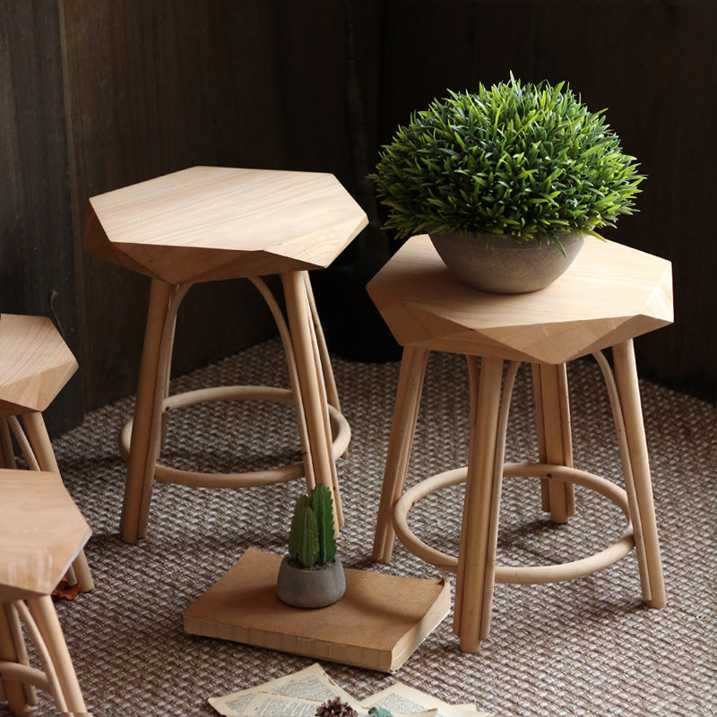 Modern Stool made of High-Quality Wood | Kelmera
