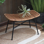 Modern Stool made of Woven Rattan | Kelmera