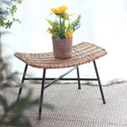 Modern Stool made of Woven Rattan | Kelmera