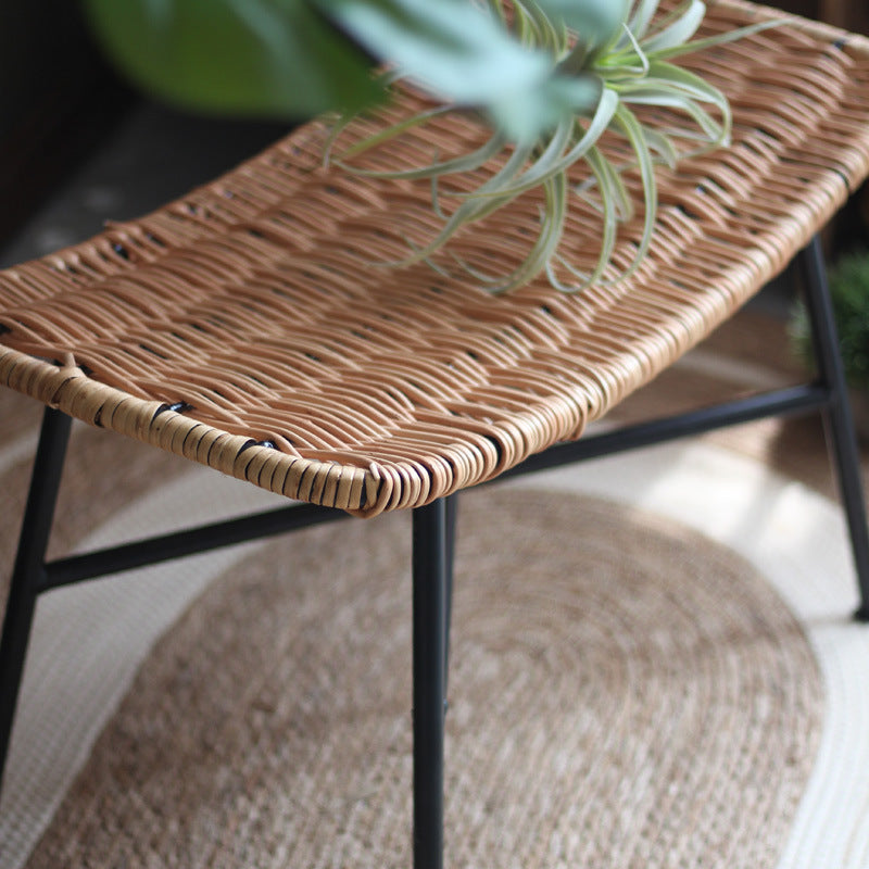 Modern Stool made of Woven Rattan | Kelmera