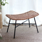 Modern Stool made of Woven Rattan | Kelmera