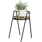 Modern Stool with Wooden Seat | Kelmera