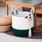 Modern Storage Basket Beige Brown | Kelmera