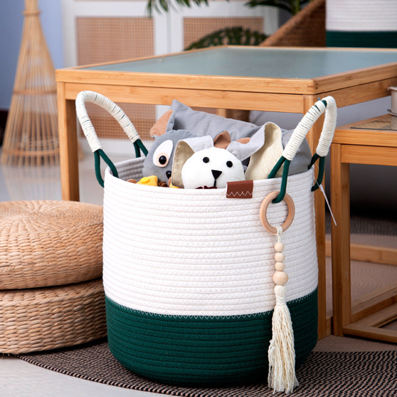 Modern Storage Basket Beige Brown | Kelmera