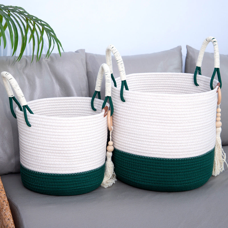 Modern Storage Basket Beige Brown | Kelmera