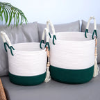 Modern Storage Basket Beige Brown | Kelmera