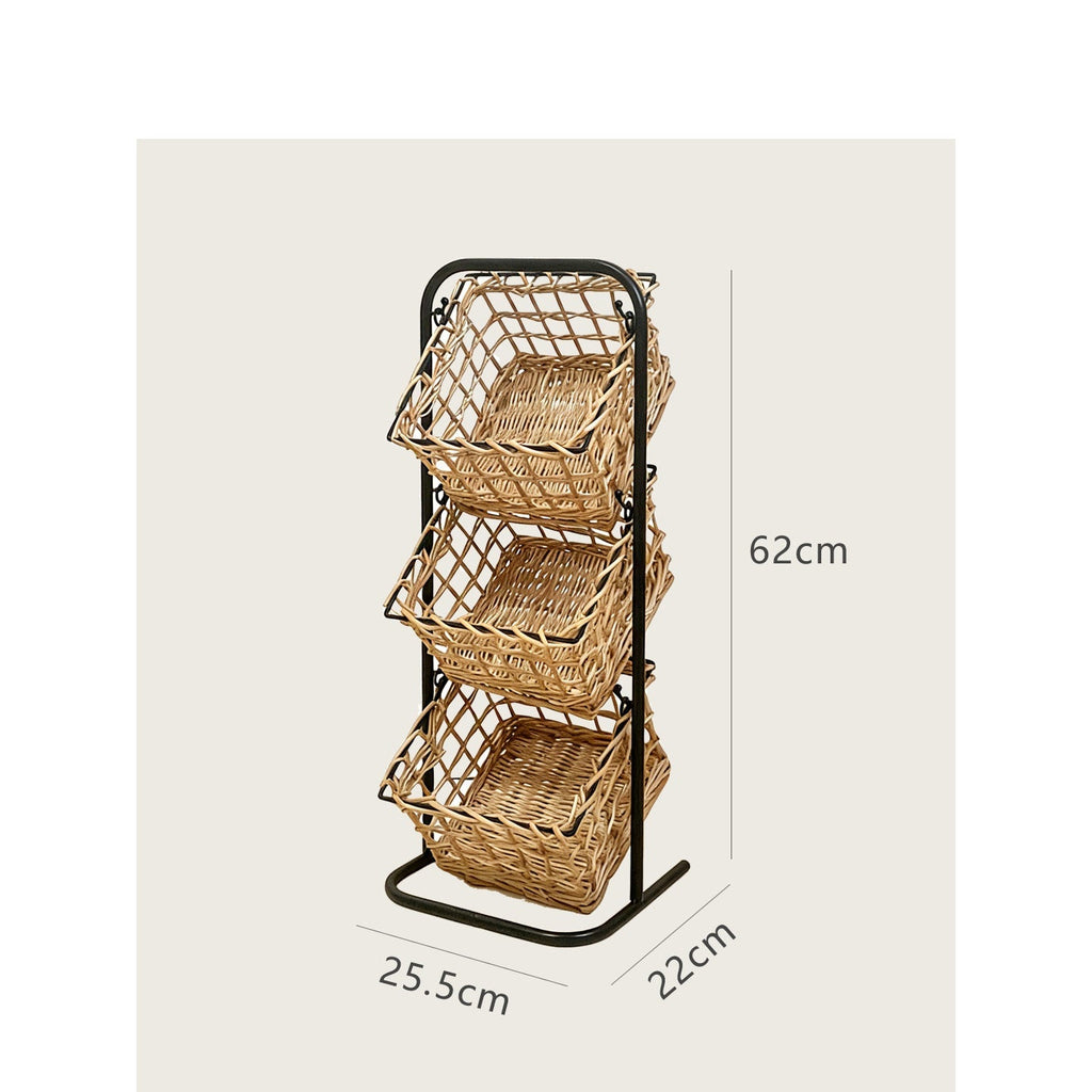 Modern Storage Basket with Multiple Shelves | Kelmera