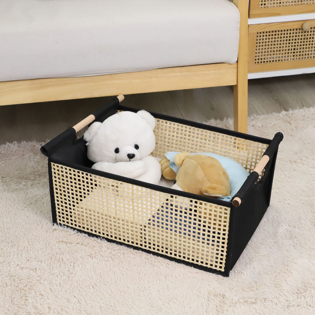 Modern Storage Container with Rattan Look | Kelmera