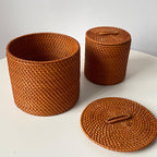 Modern Storage Stool made of Natural Material | Kelmera