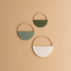 Modern Wall Art Piece made of Macrame and Wood | Kelmera