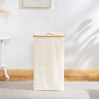 Modern Waste Separation Container with Removable Inner Insert and Bamboo Lid | Kelmera