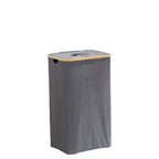 Modern Waste Separation Container with Removable Inner Insert and Bamboo Lid | Kelmera