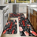 Money-Themed Anti-Fatigue Kitchen Mat | Kelmera