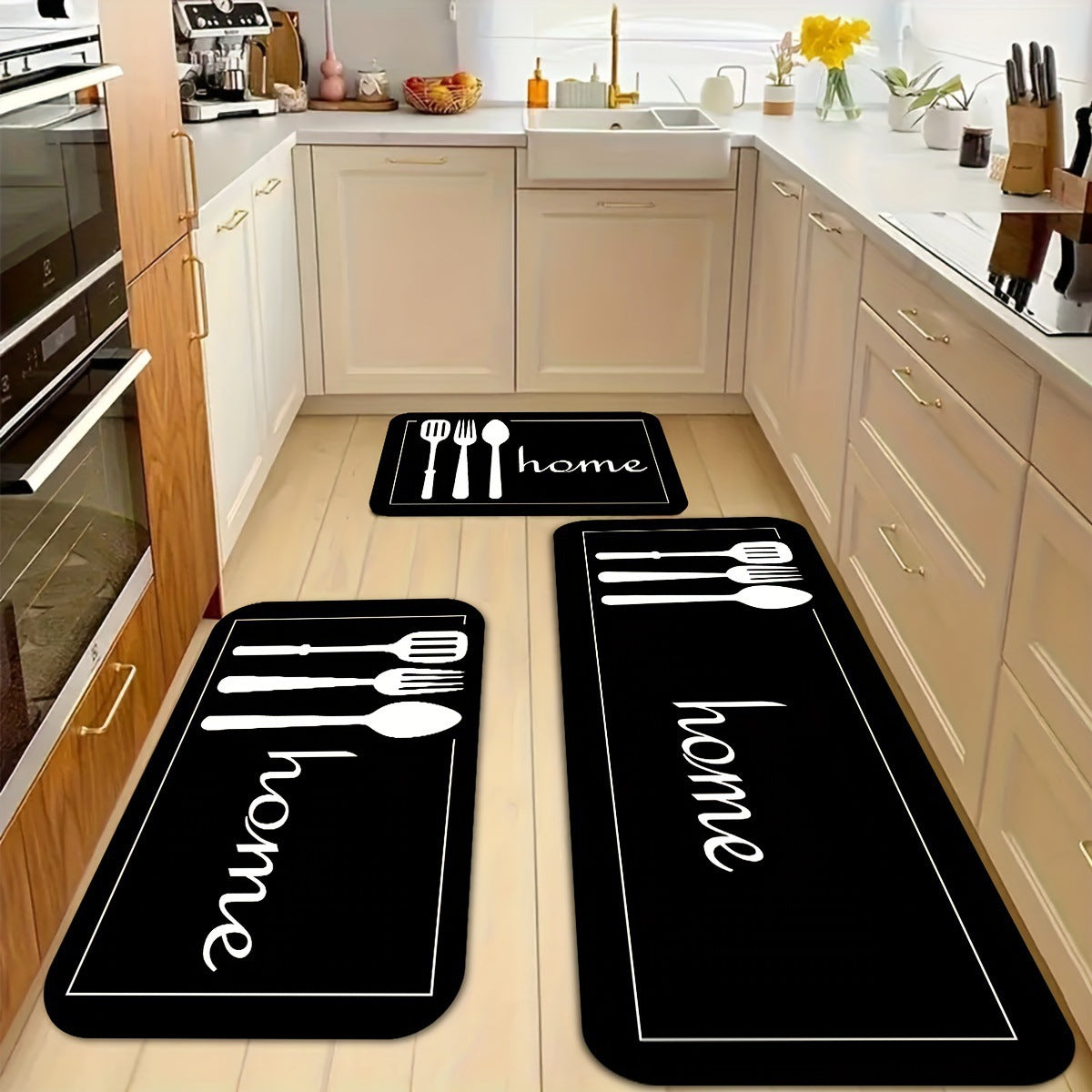 Money-Themed Anti-Fatigue Kitchen Mat | Kelmera