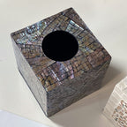Mosaic Paper Bin made of Natural Materials | Kelmera