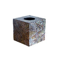 Mosaic Paper Bin made of Natural Materials | Kelmera