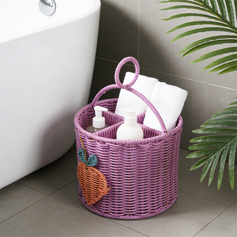 Multi-Compartment Decorative Organizer Basket | Kelmera