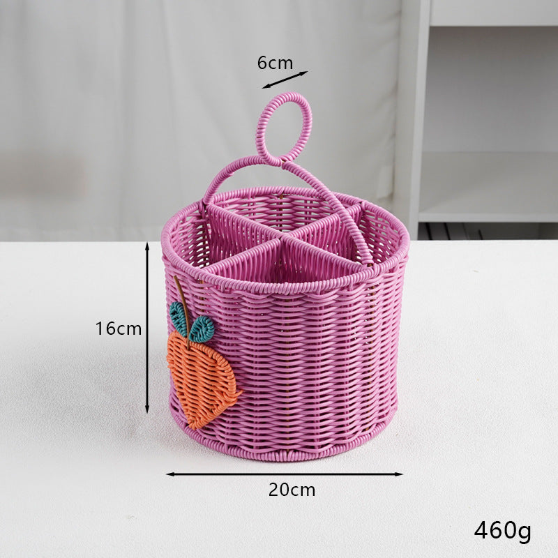 Multi-Compartment Decorative Organizer Basket | Kelmera