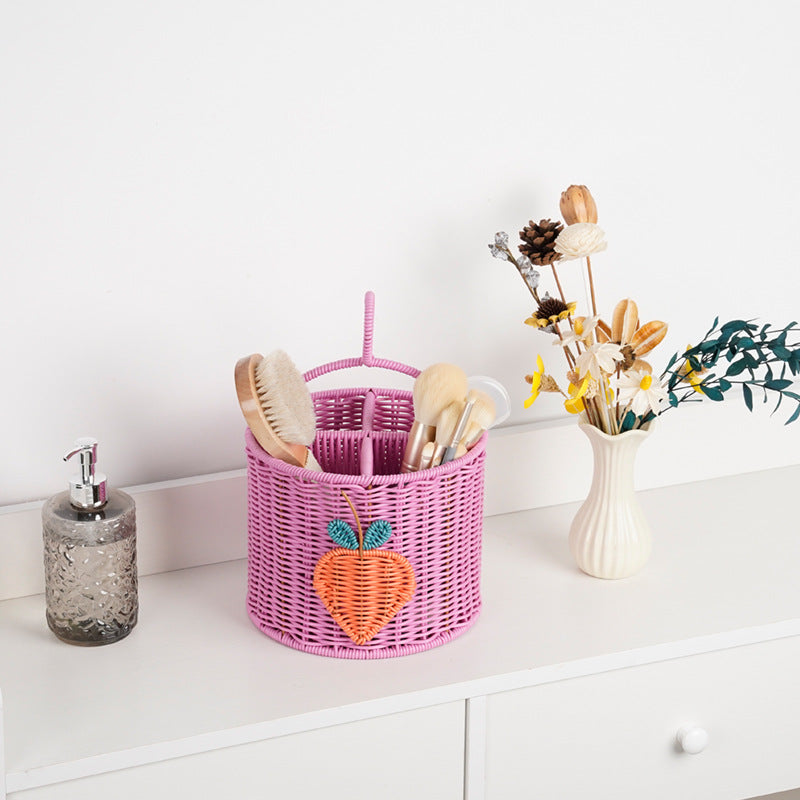 Multi-Compartment Decorative Organizer Basket | Kelmera