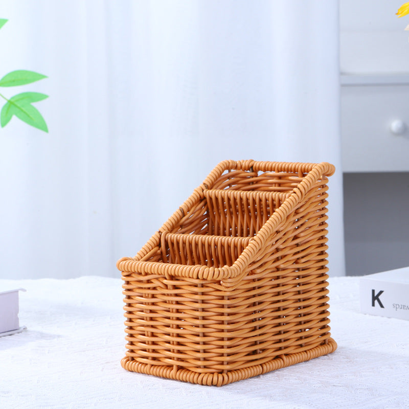 Multi-Compartment Woven Organizer Basket | Kelmera