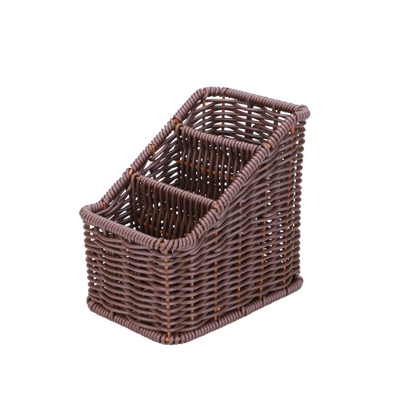 Multi-Compartment Woven Organizer Basket | Kelmera