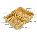 Multi-Compartment Woven Storage Organizer | Kelmera
