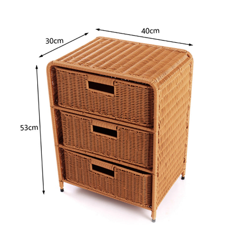 Multi-Drawer Woven Storage Chest | Kelmera