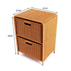 Multi-Drawer Woven Storage Chest | Kelmera