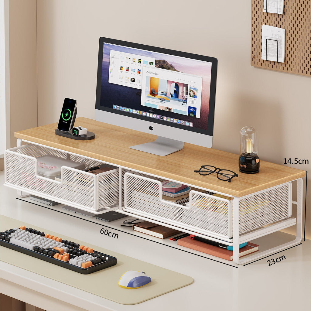 Multi-Function Desk Organizer with Mesh Storage Boxes | Kelmera