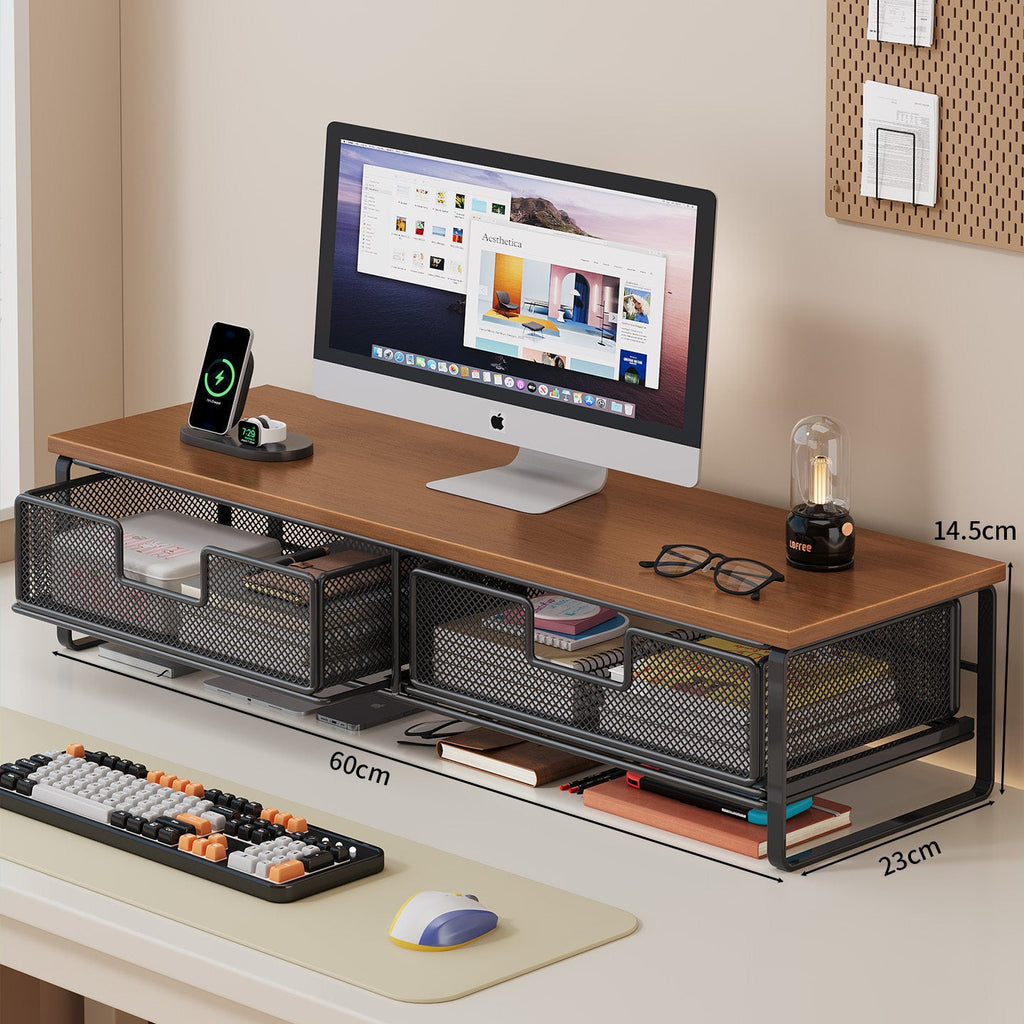 Multi-Function Desk Organizer with Mesh Storage Boxes | Kelmera